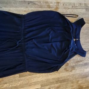 Emma & Michele, S, Navy Sleeveless Jumpsuit